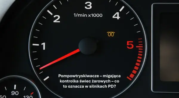Migająca kontrolka spirala na desce rozdzielczej informuje o problemach z pompowtryskiwaczami w silnikach PD.