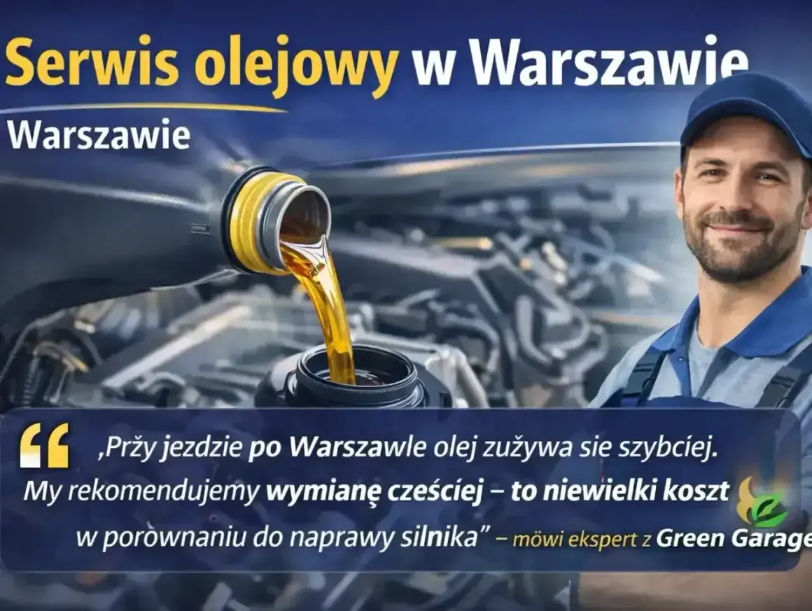Warszawski mechanik wyjaśnia, ile trwa wymiana oleju. Wymiana jest szybka i tania, zapobiega kosztownym naprawom silnika.
